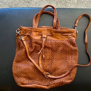 Real leather Wilson leathers large satchel